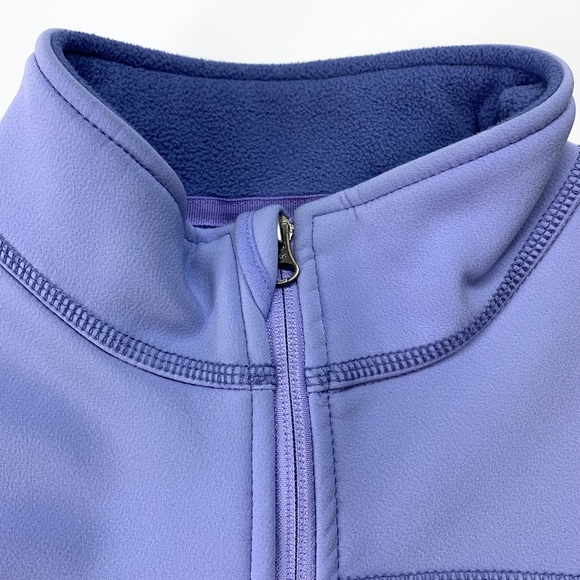 LL Bean Black Soft Shell Jacket 100% Nylon Fleece Lined Water Resistant - Picture 2 of 11